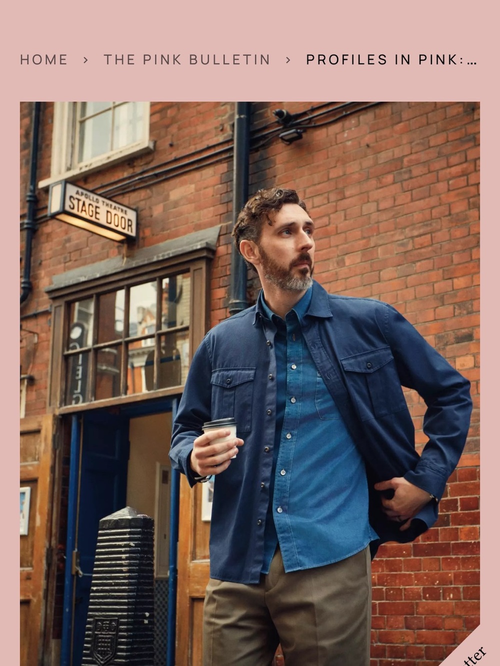 Thomas Pink Navy Casual Overshirt Shirt Jacket XXL